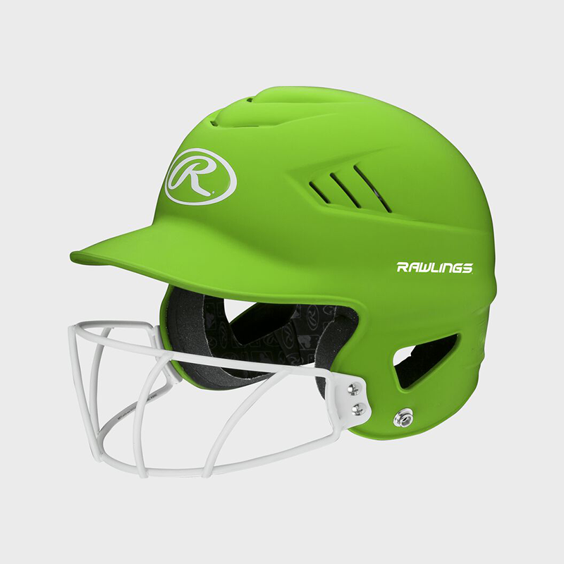 Rawlings Coolflo OSFM 1-Tone Highlighter Softball Helmet With SW1WG