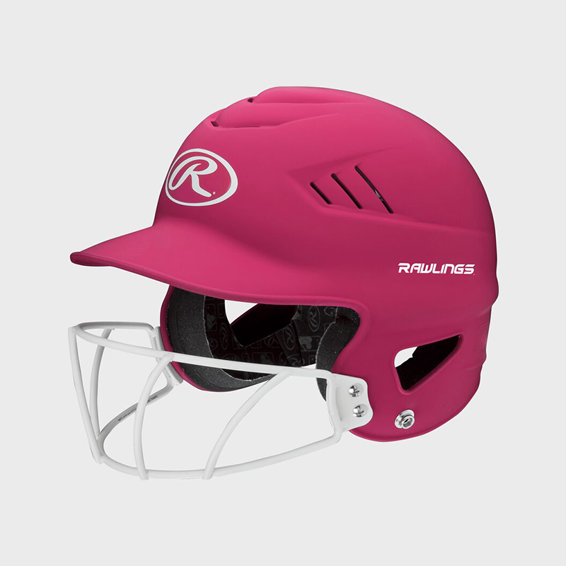 Rawlings Coolflo OSFM 1-Tone Highlighter Softball Helmet With SW1WG