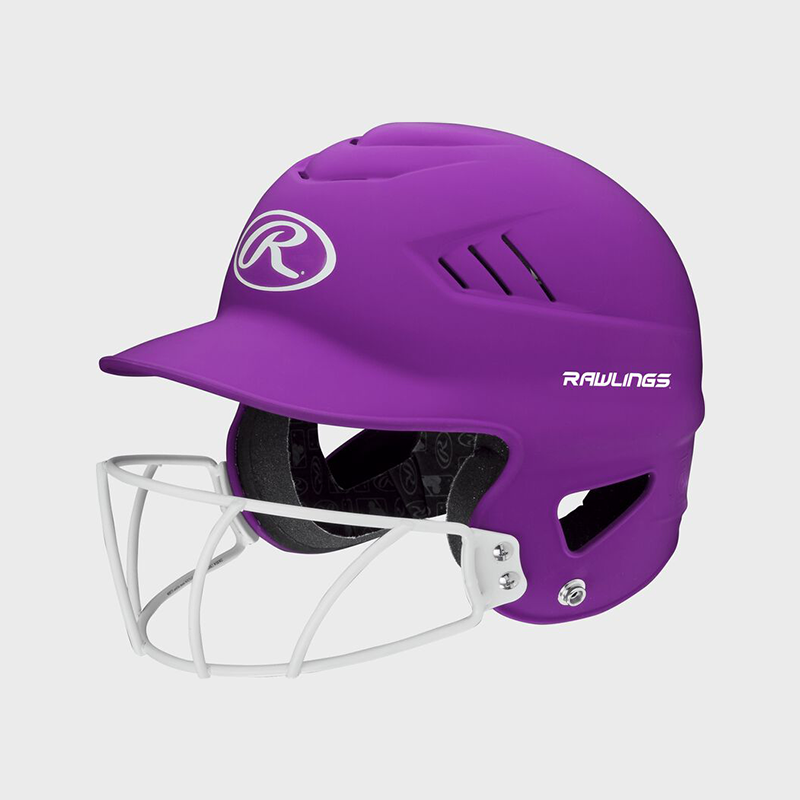 Rawlings Coolflo OSFM 1-Tone Highlighter Softball Helmet With SW1WG