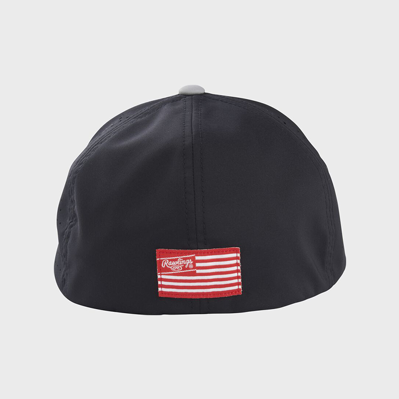 Rawlings Red Patch Hat Flex Fit