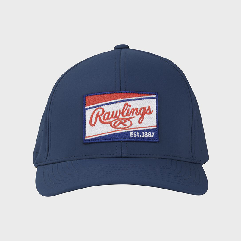 Rawlings Red Patch Hat Flex Fit