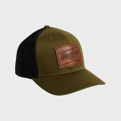 Rawlings Leather Patch Hat