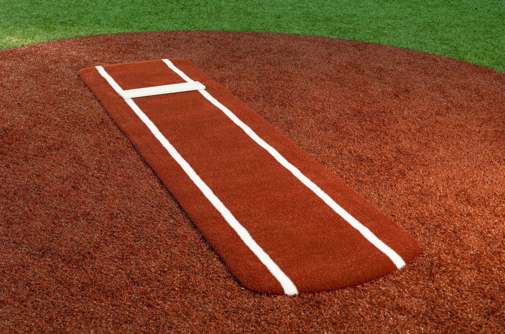 Portolite Signature Softball Practice Mat with Spikes