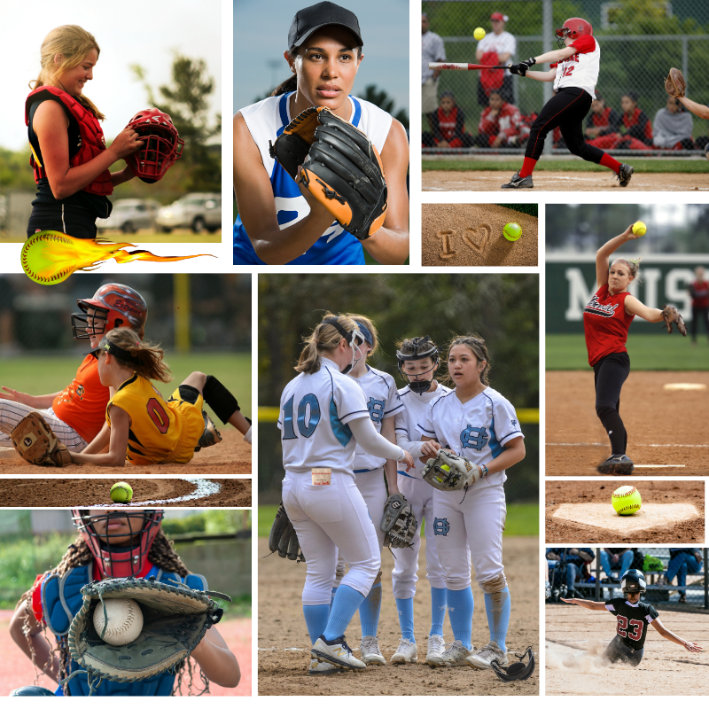 Play Like A Girl Softball Seed Sack