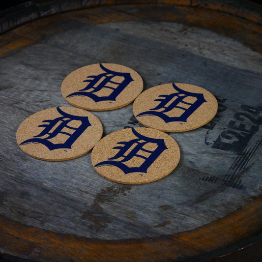 Detroit Tigers "D" Dugout Mugs® | Cork Coasters