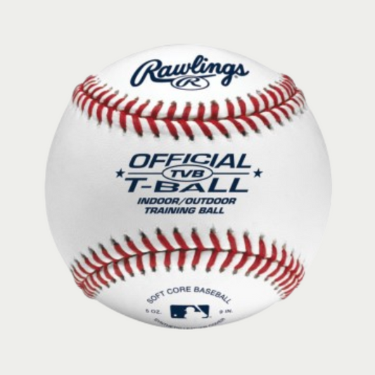 Rawlings TVB 9-Inch Sponge Rubber T-Ball Baseball - Team Pack