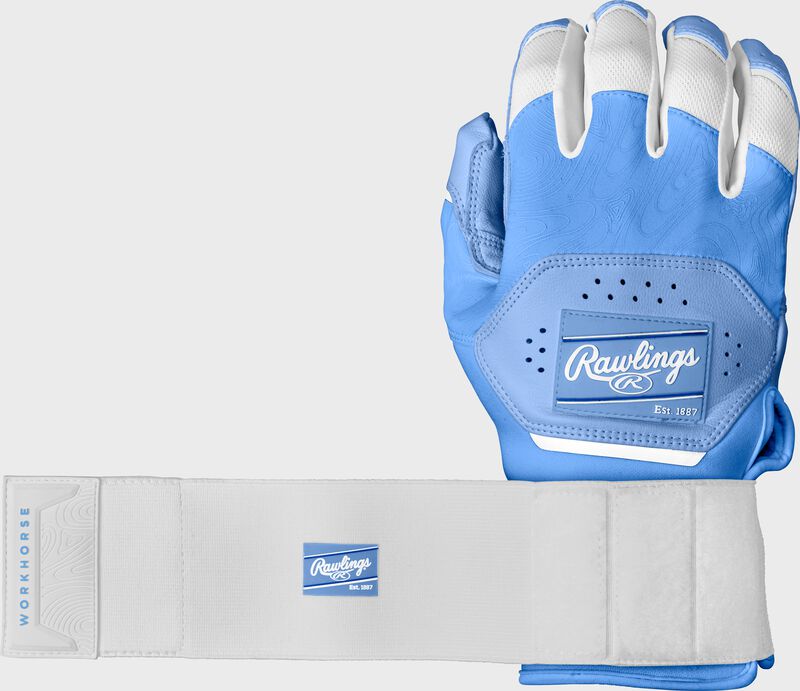 Rawlings Adult Workhorse Compression Strap Baseball Batting Gloves