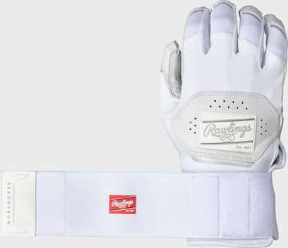 Rawlings Adult Workhorse Compression Strap Baseball Batting Gloves