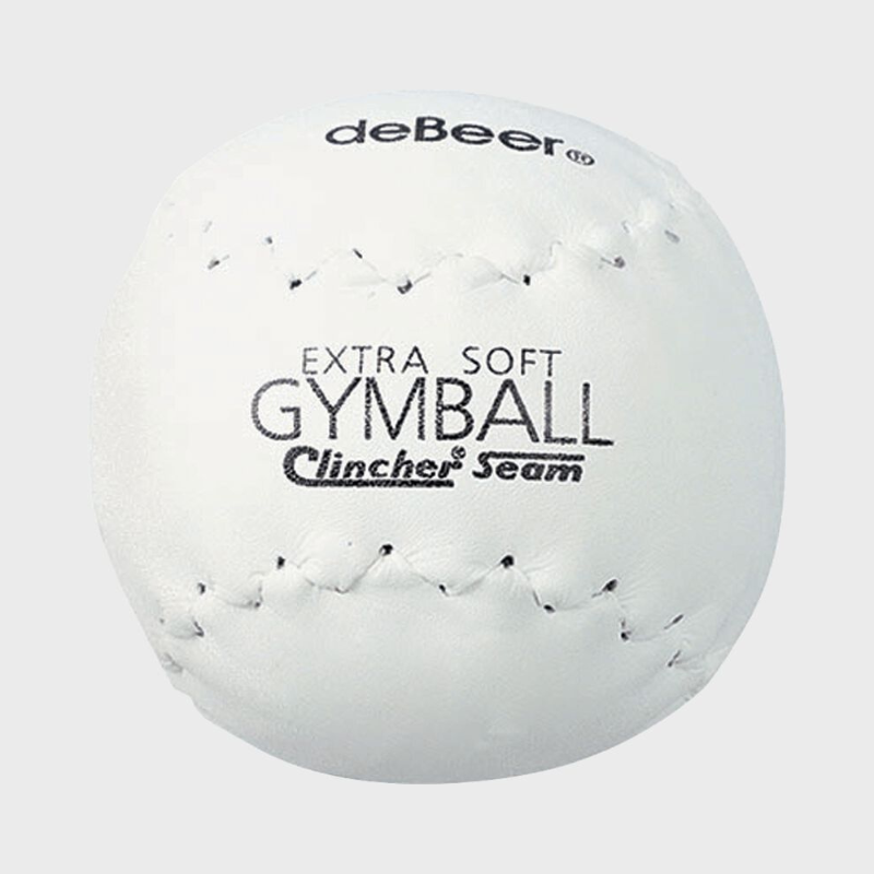 deBEER 12-Inch White Softie Gymball Clincher Softball