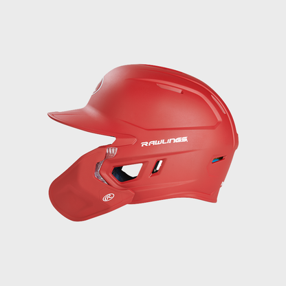 Rawlings Mach Adjust Matte Batting Helmet with Jaw Guard