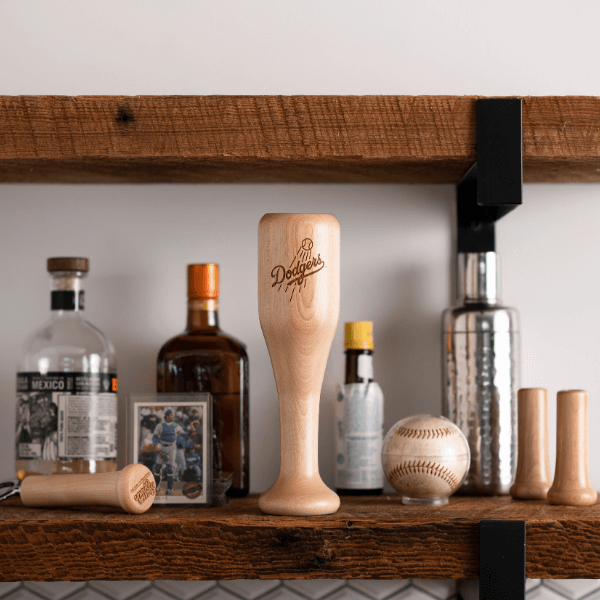 Los Angeles Dodgers Wined Up® | Baseball Bat Wine Mug