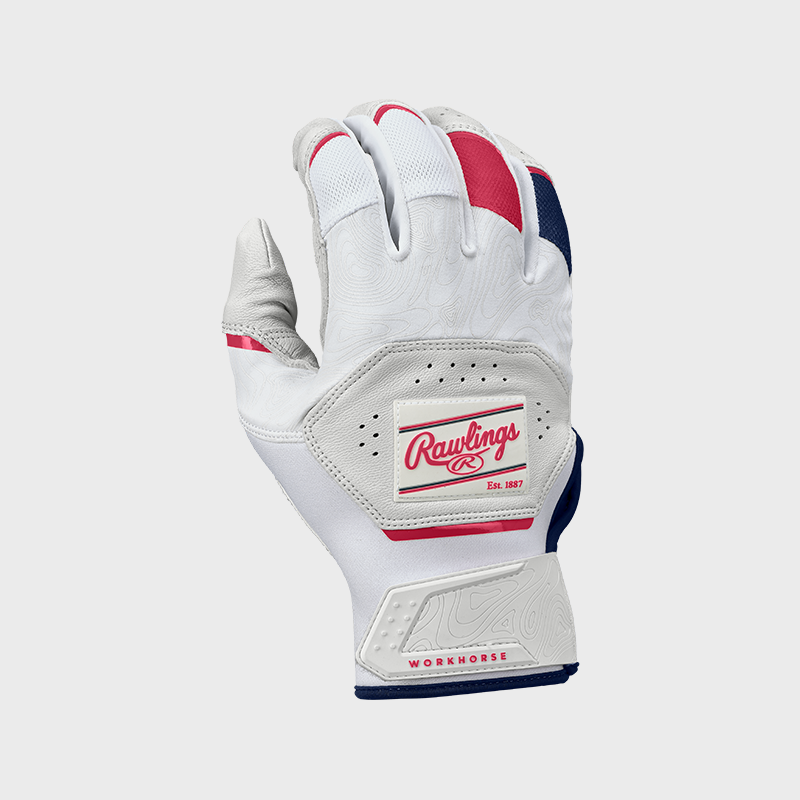 Rawlings Adult Workhorse Compression Strap Baseball Batting Gloves