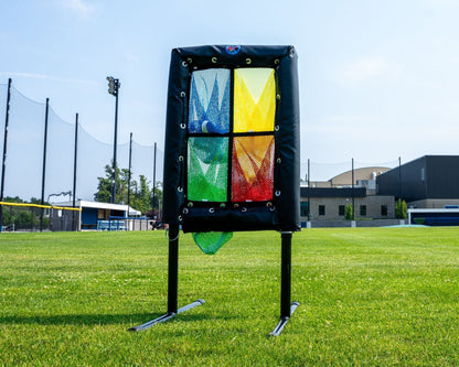 Colored 4 Hole Pitch Target