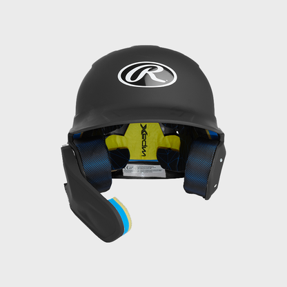 Rawlings Mach Adjust Matte Batting Helmet with Jaw Guard