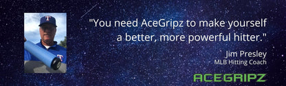 INCREASE EXIT VELOCITY - ACEGRIPZ Medium Senior League Bevel- 45mm