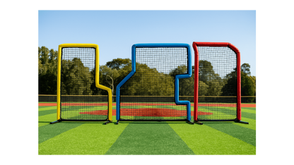 Pro 5′ × 7′ Baseball L-Screen with Head Protector
