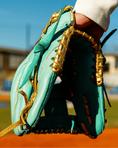 Relic MXT Series - Mint & Gold Baseball Glove