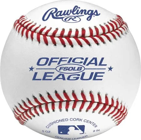 Rawlings FSOLB Flat Seam Official League Tournament Grade Baseball