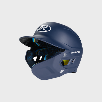 Rawlings Mach Adjust Matte Batting Helmet with Jaw Guard