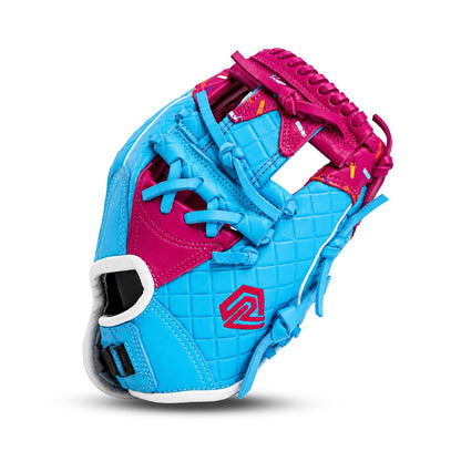 Youth Ball Glove - Ice Cream (Cotton Candy Blue and Pink)